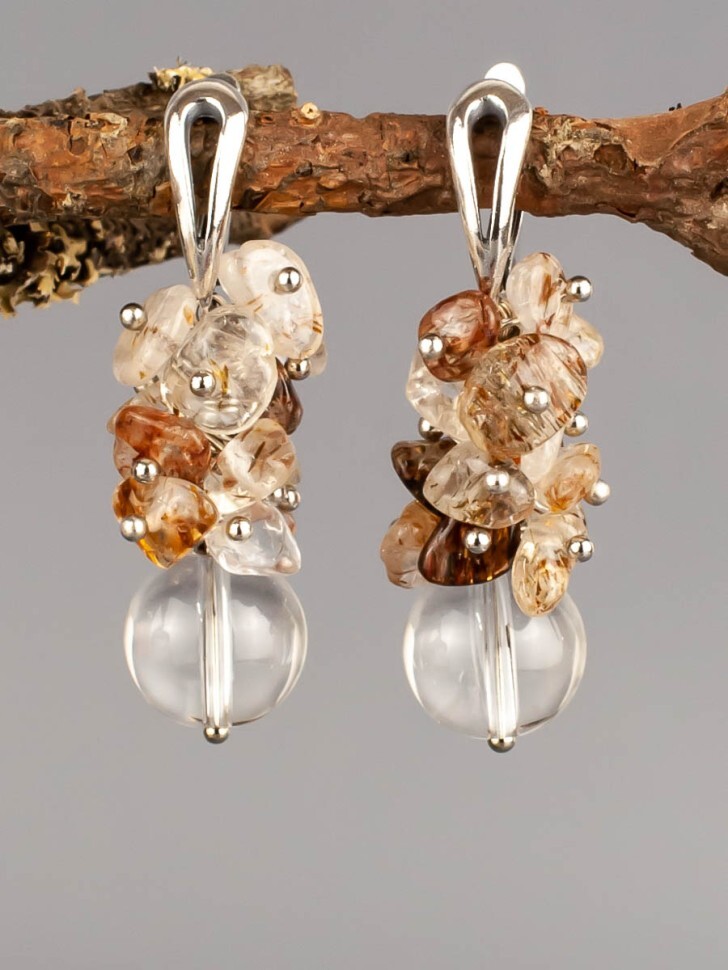 

Серьги волосатика, Бежевый