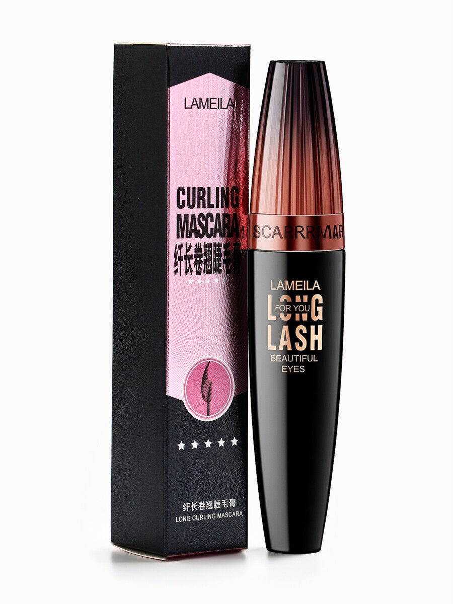 

Тушь для ресниц с щеткой из натурального ворса, черная, 9 мл 9282018, Черный