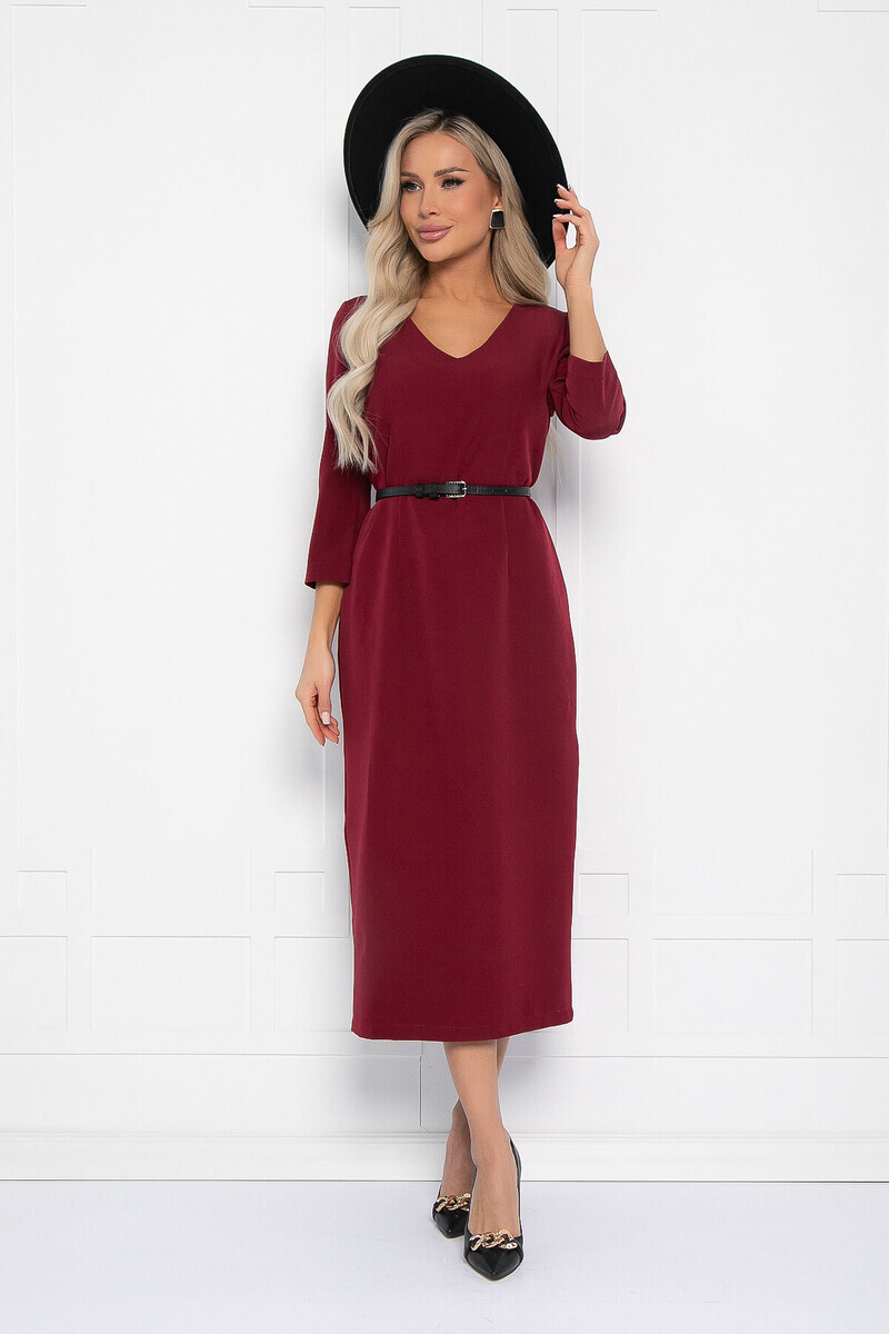 

Платье, Бордовый