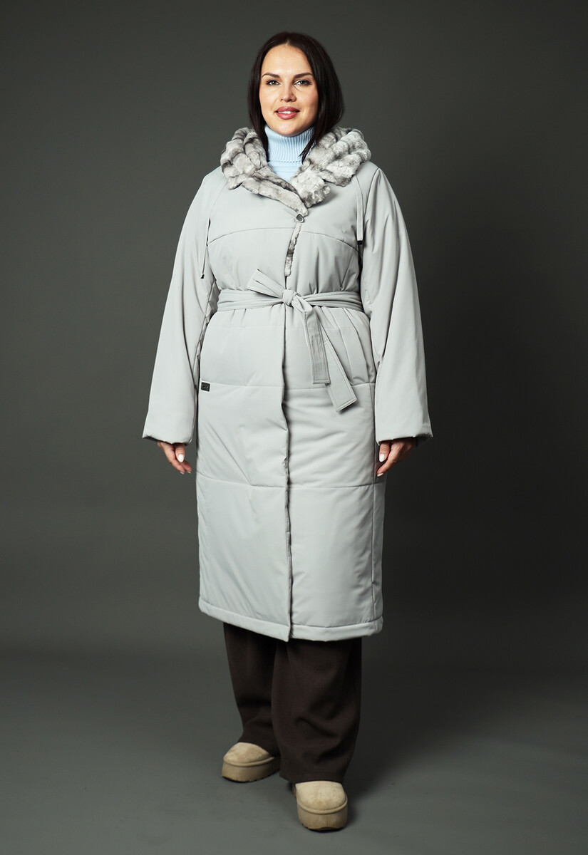 

Пальто, Серый;светло-серый