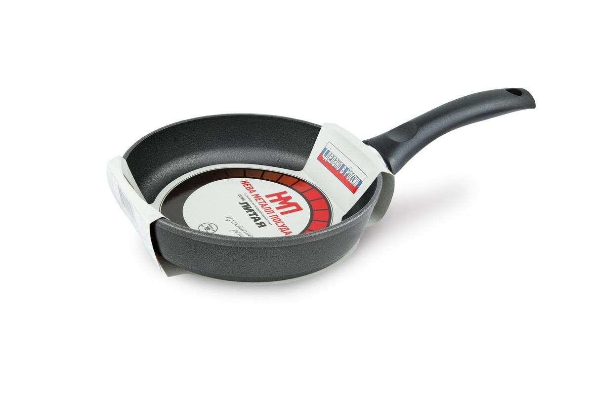 

Сковорода литая 18см низкая Оригинальная, Черный