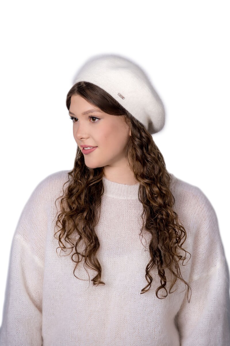 

Берет, Белый;молоко