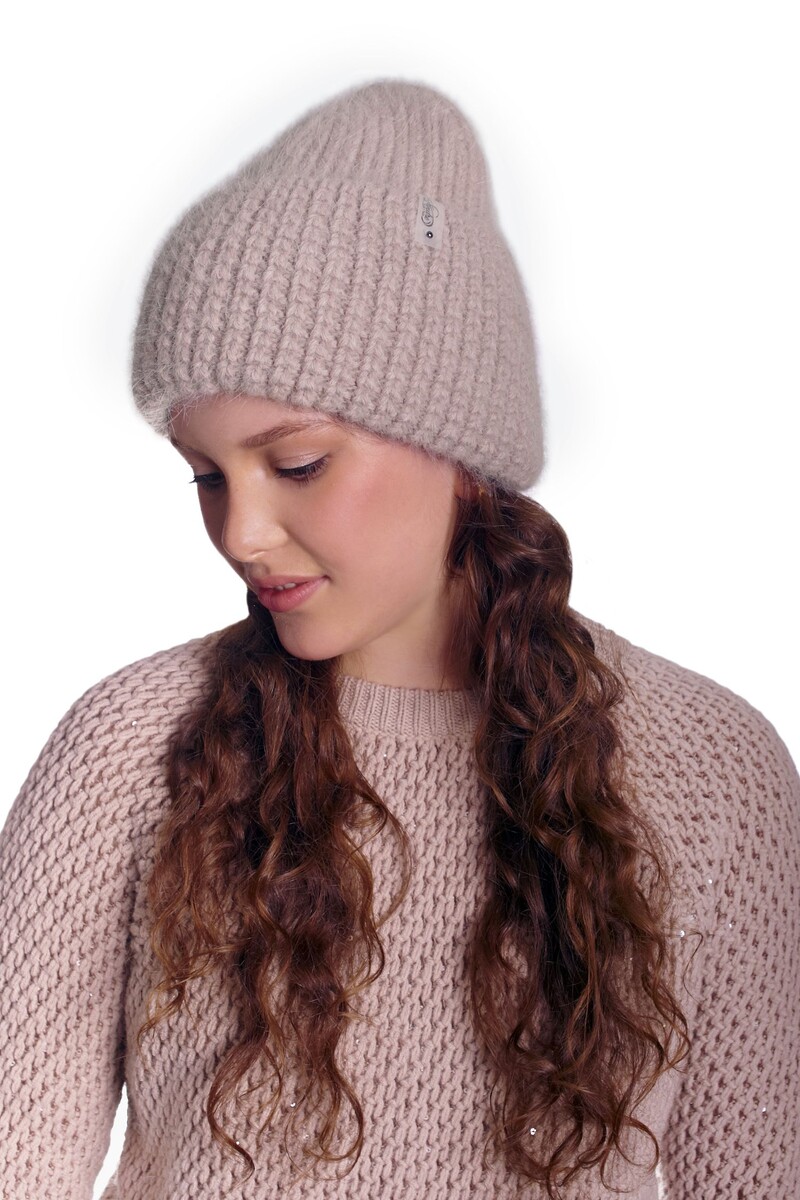 

Шапка, Бежевый;какао