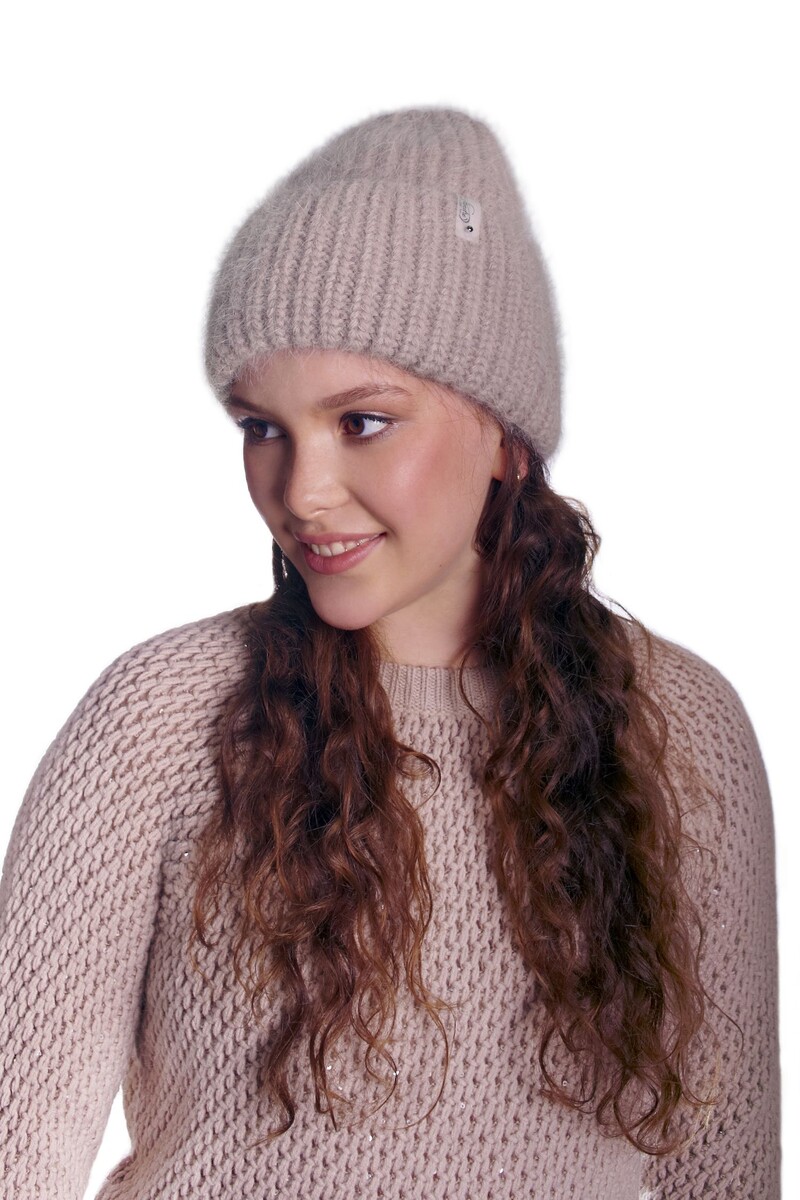 

Шапка, Бежевый;какао