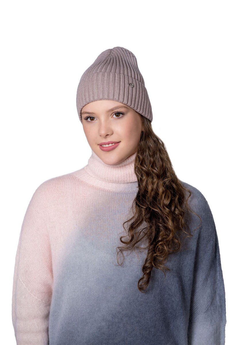 

Шапка, Бежевый;какао