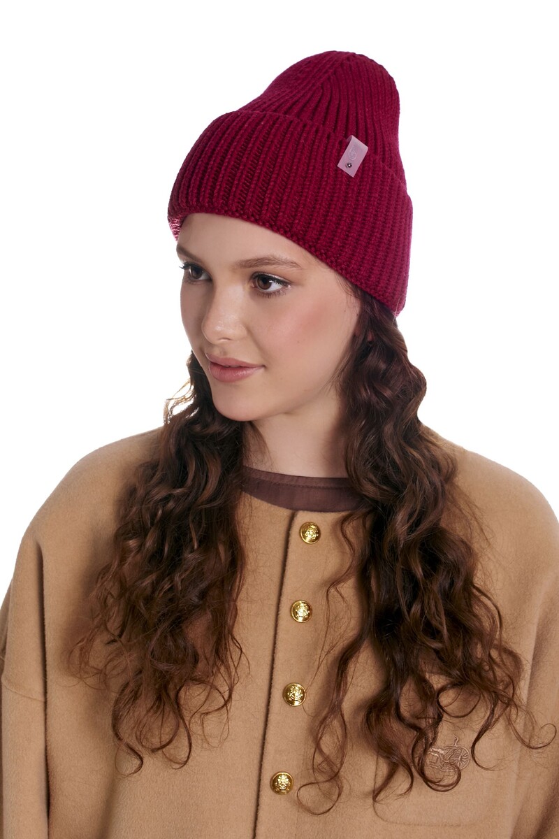 

Шапка, Бордовый