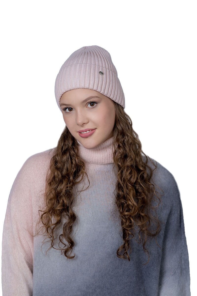 

Шапка, Розовый;чайная роза