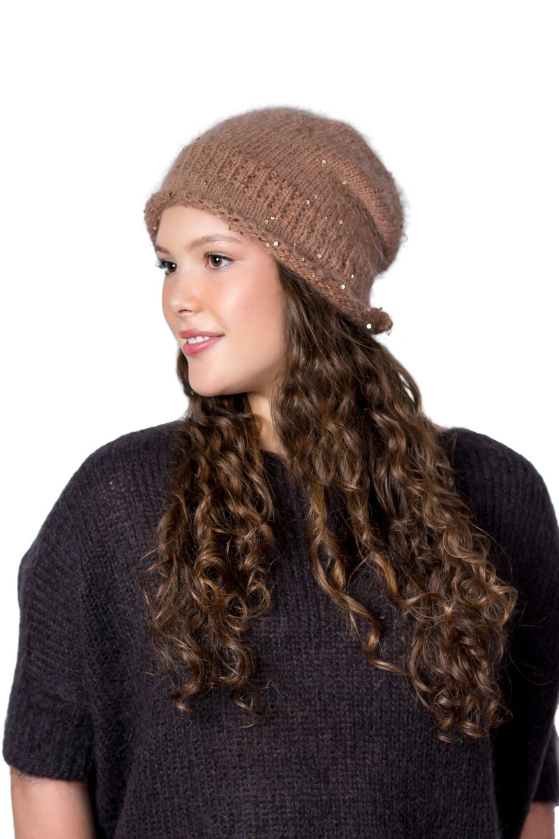 

Шапка, Коричневый;кэмел