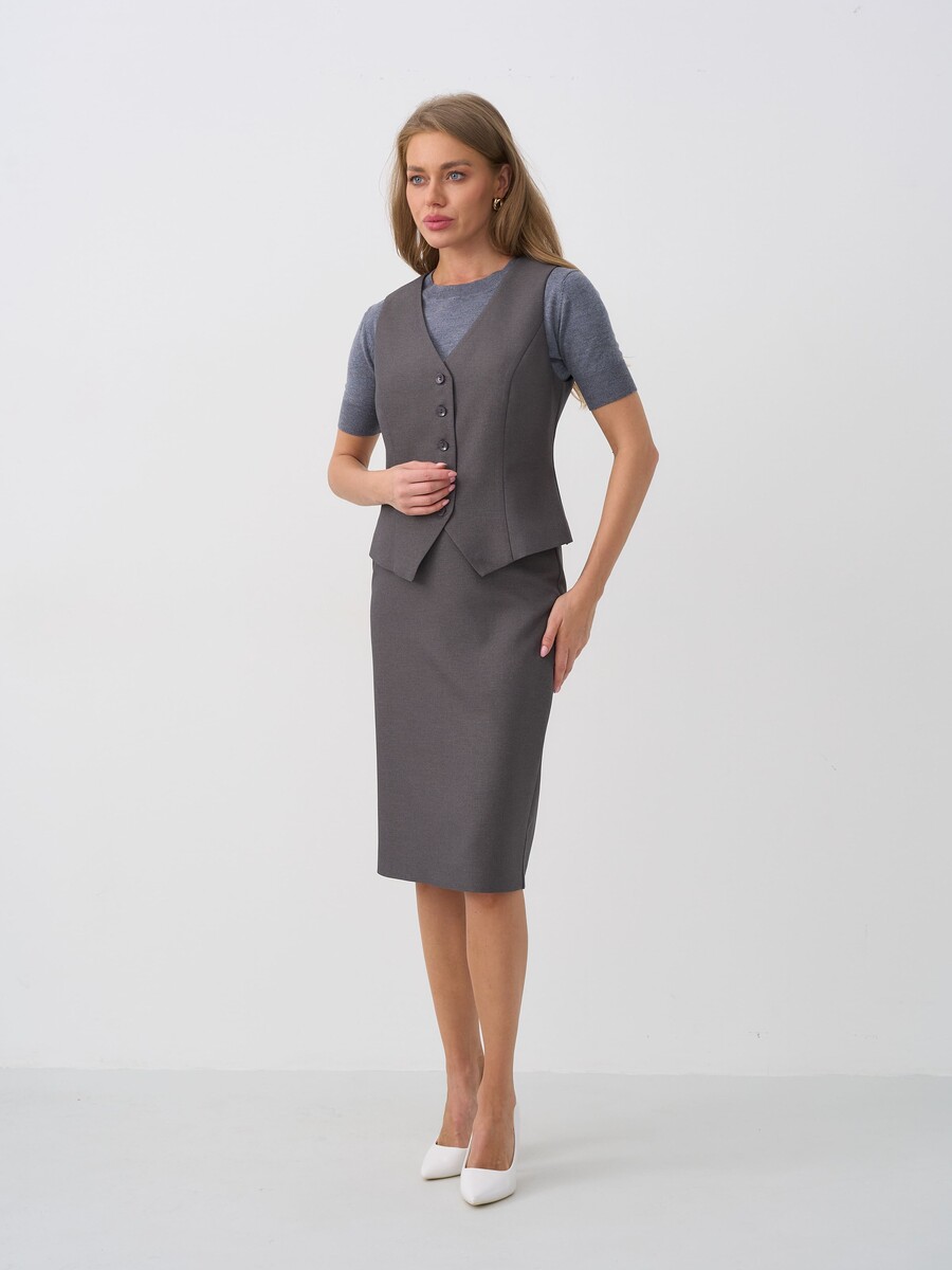 

Юбка, Серый;графит