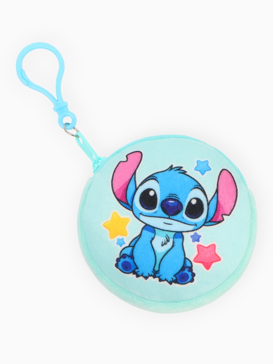 

Кошелек детский плюшевый, стич, Бирюзовый