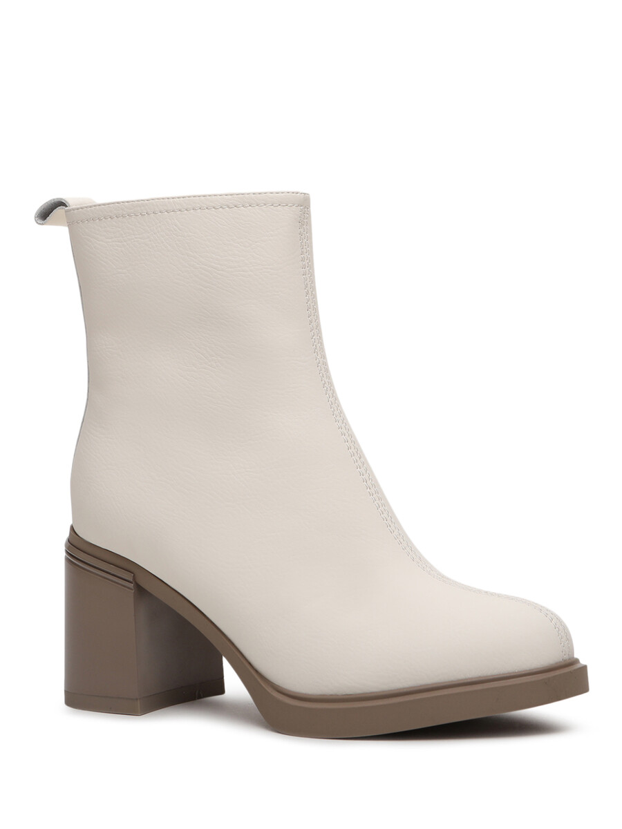 

Ботильоны, Бежевый;белый