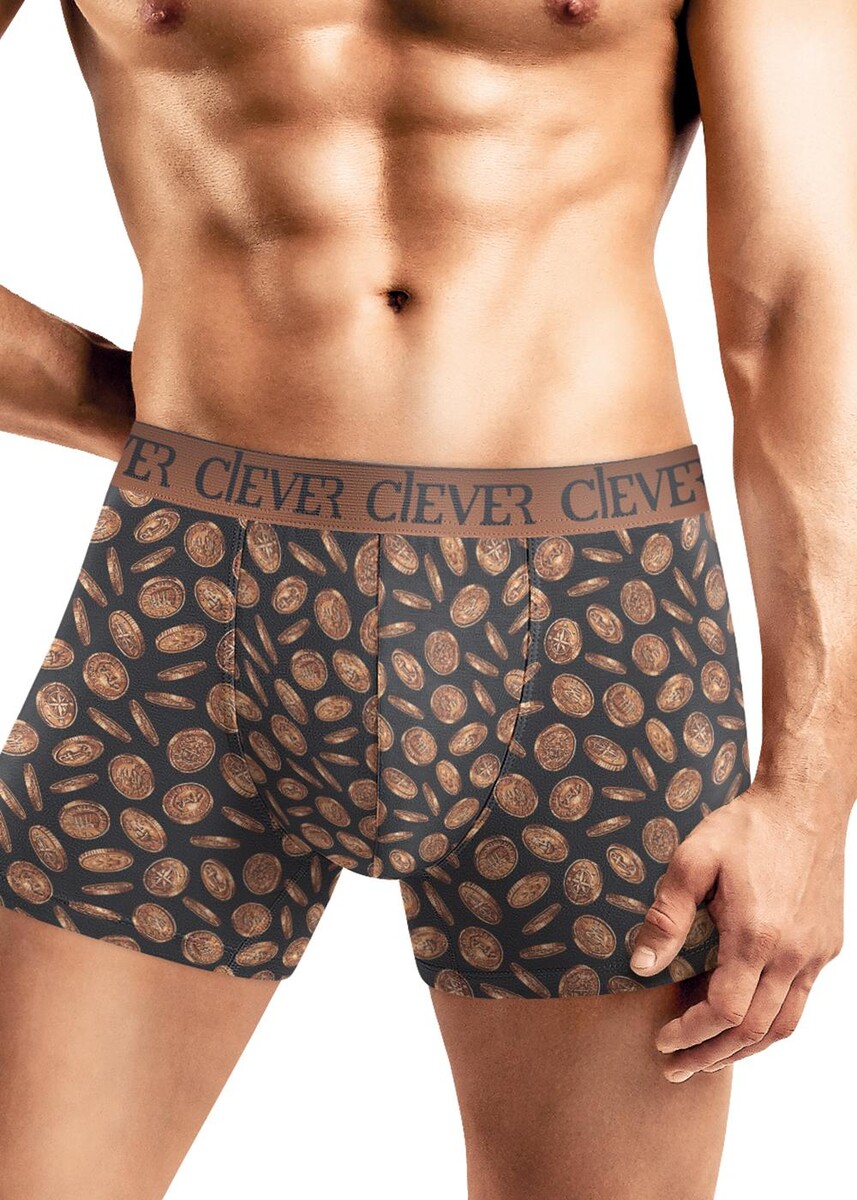 

Трусы, Коричневый;т.серый/св.оранжевый