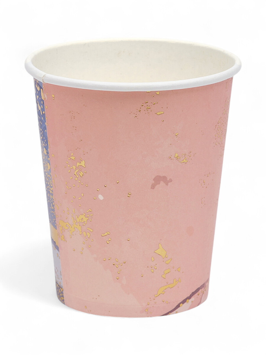 

Набор стаканов мрамор розовый 250 мл (10 шт)