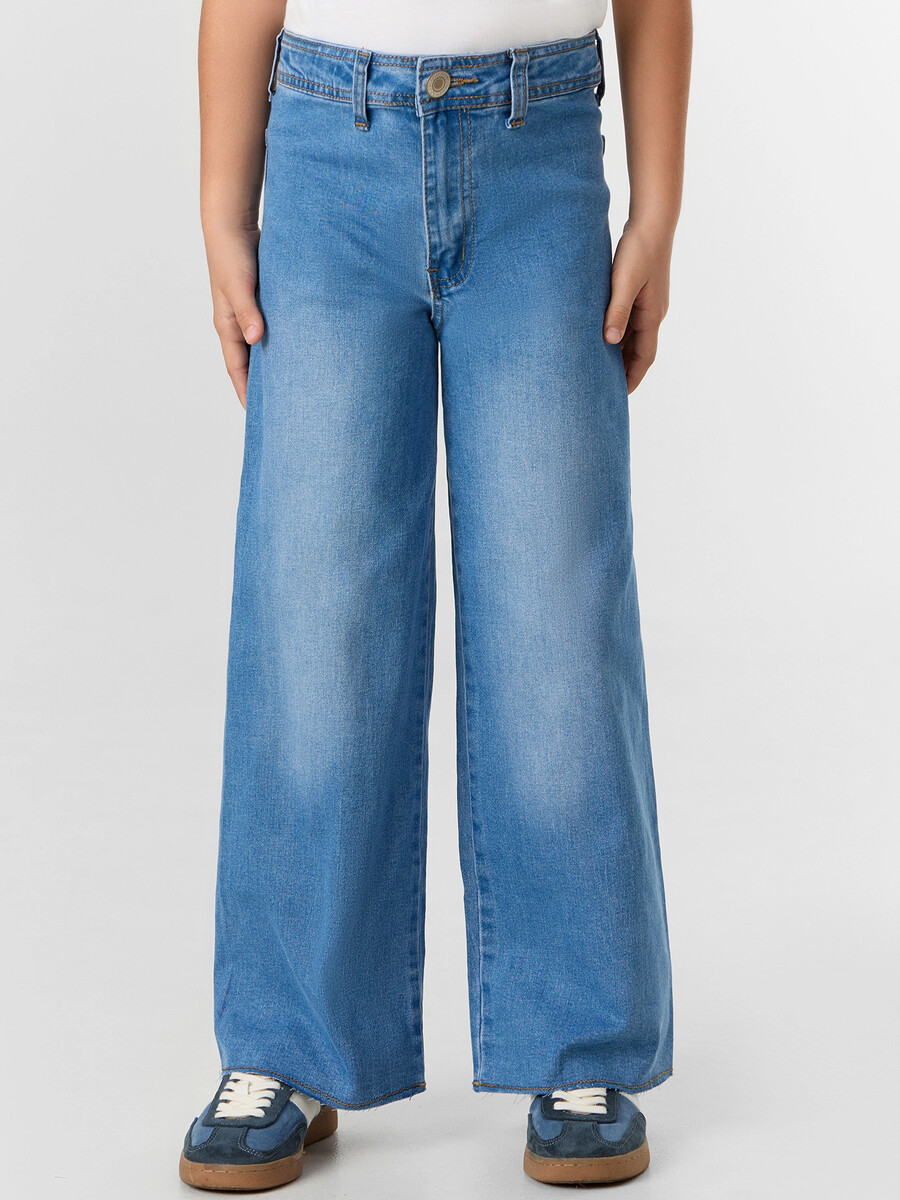 

Брюки джинсовые для девочек, Синий