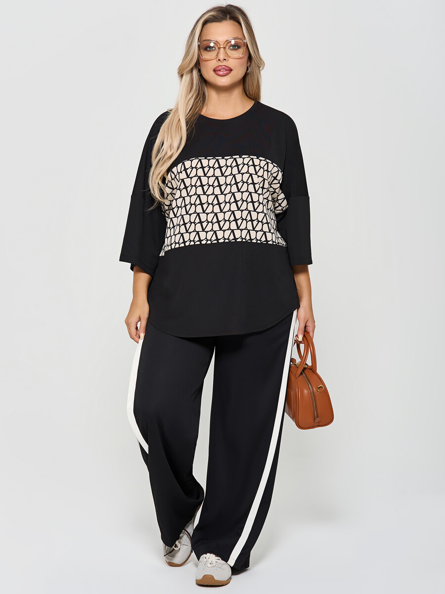 

Джемпер, Черный;черный нюд