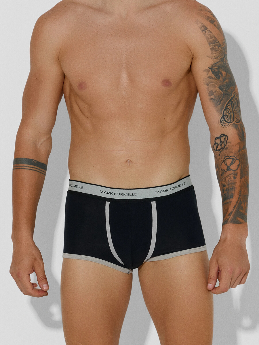 

Трусы боксеры мужские черные, Черный;черный3