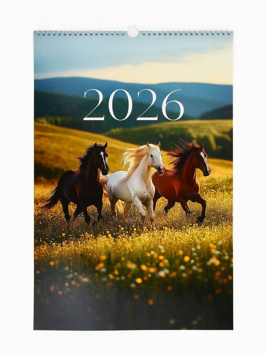 

Календарь 2026 перекидной на ригеле а3