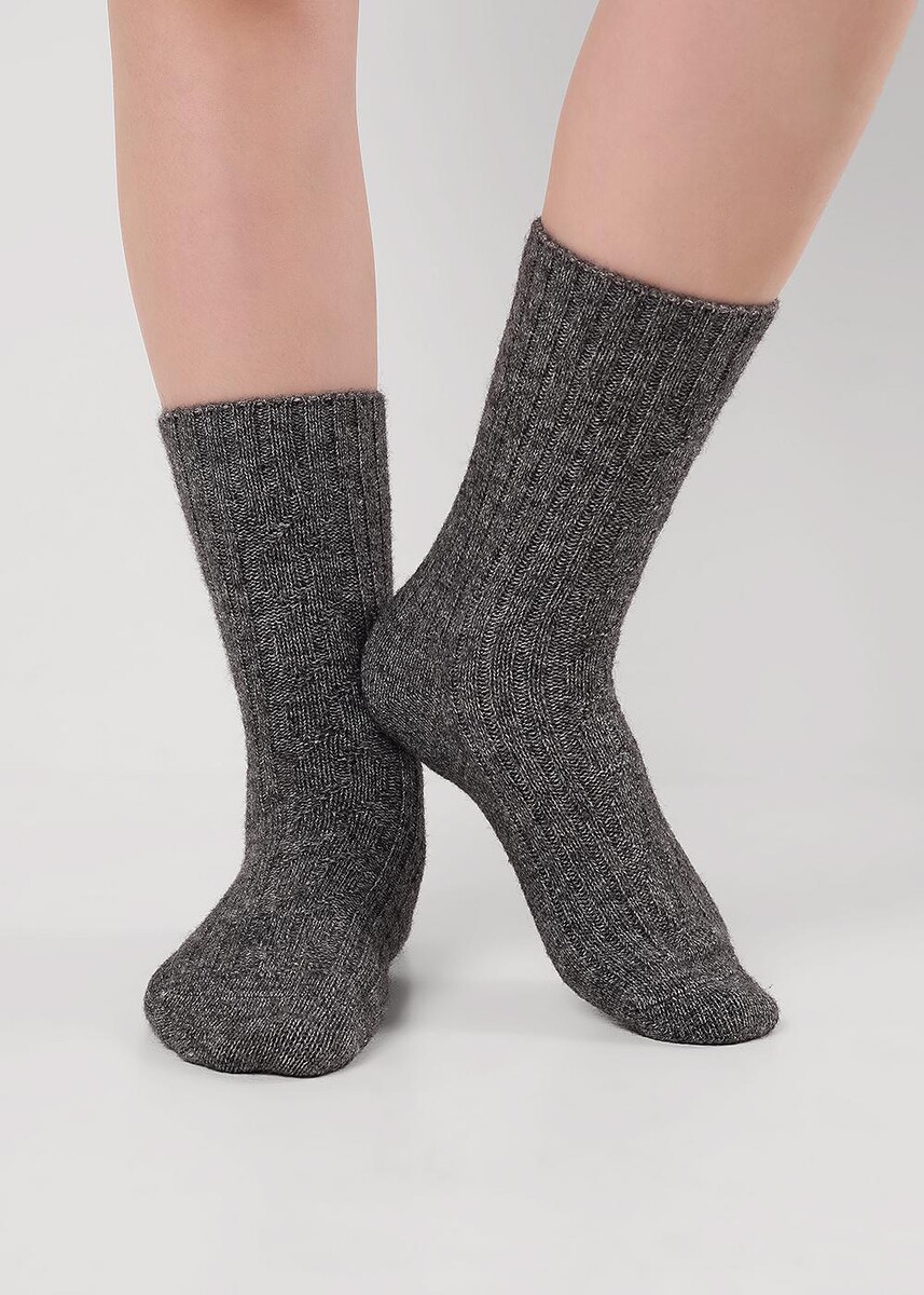 

Носки, Серый;меланж т.серый