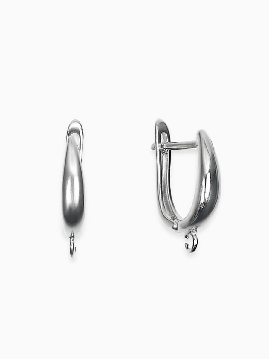 

Набор 2 пары швензы с англиской застежкой для сережек, 20*13мм, серебро