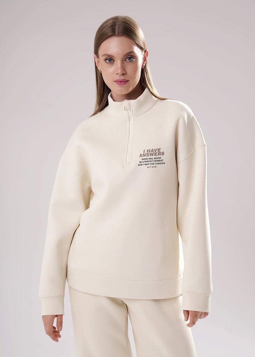 

Толстовка, Бежевый;св.бежевый