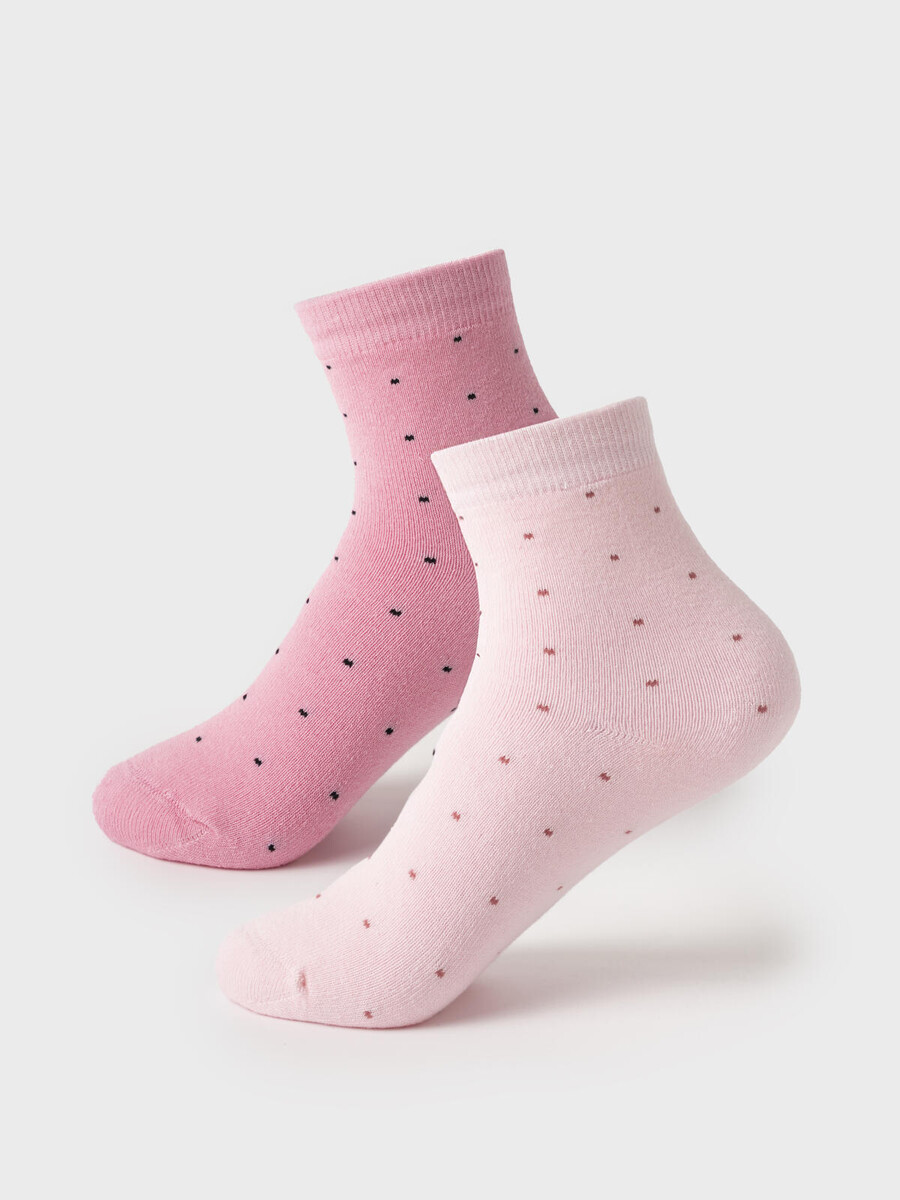 

Носки трикотажные махровые, Розовый;светло-розовый