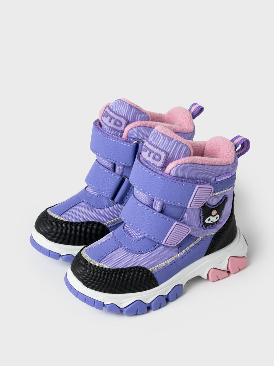 

Ботинки, Фиолетовый;черный