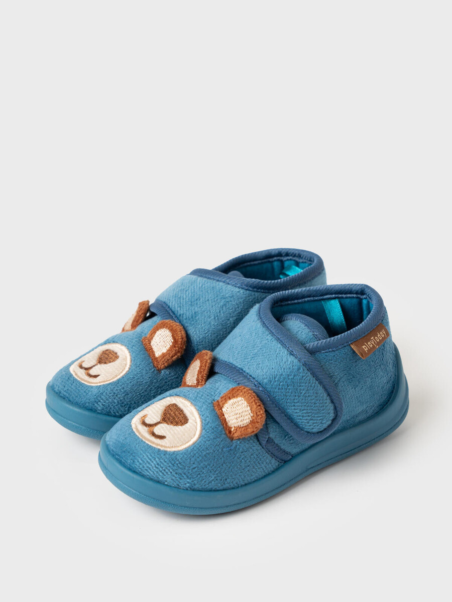 

Тапочки, Синий;коричневый