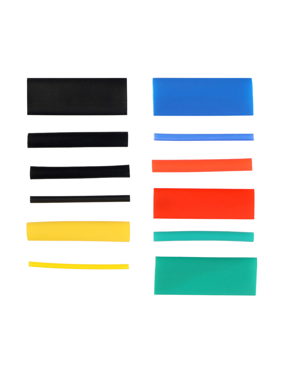 

Термоусаживаемая трубка, 1.5/2/3/4/5/6/8/10 мм, набор 530 штук, Разноцветный