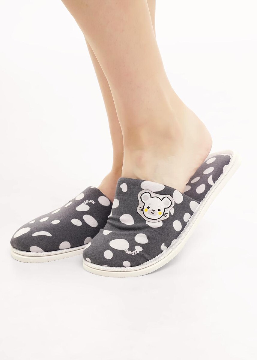 

Тапки, Серый;т.серый/св.серый