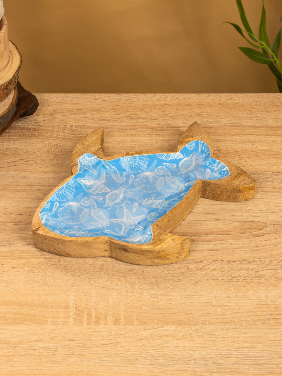 

Блюдо сервировочное, Голубой;коричневый