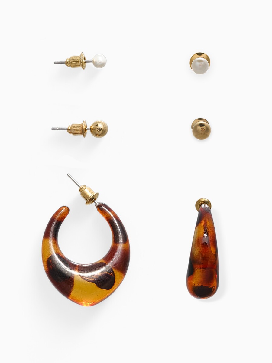 

Серьги qf, Коричневый