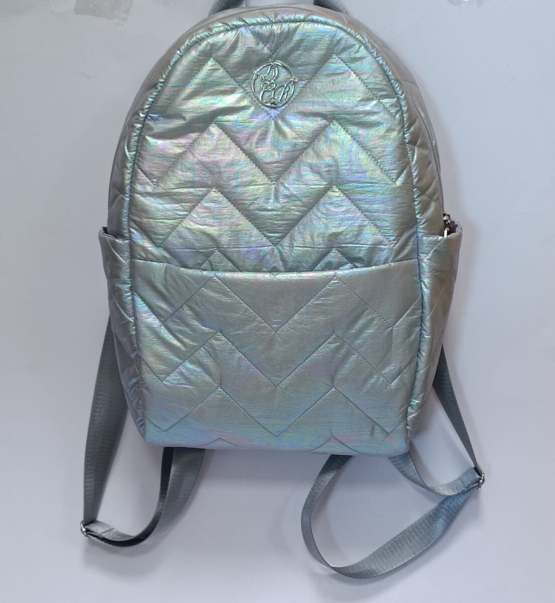 

Рюкзак, Серебристый;перламутр