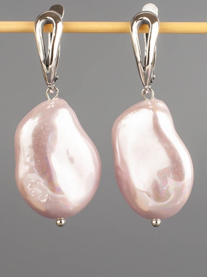 

Серьги, Розовый