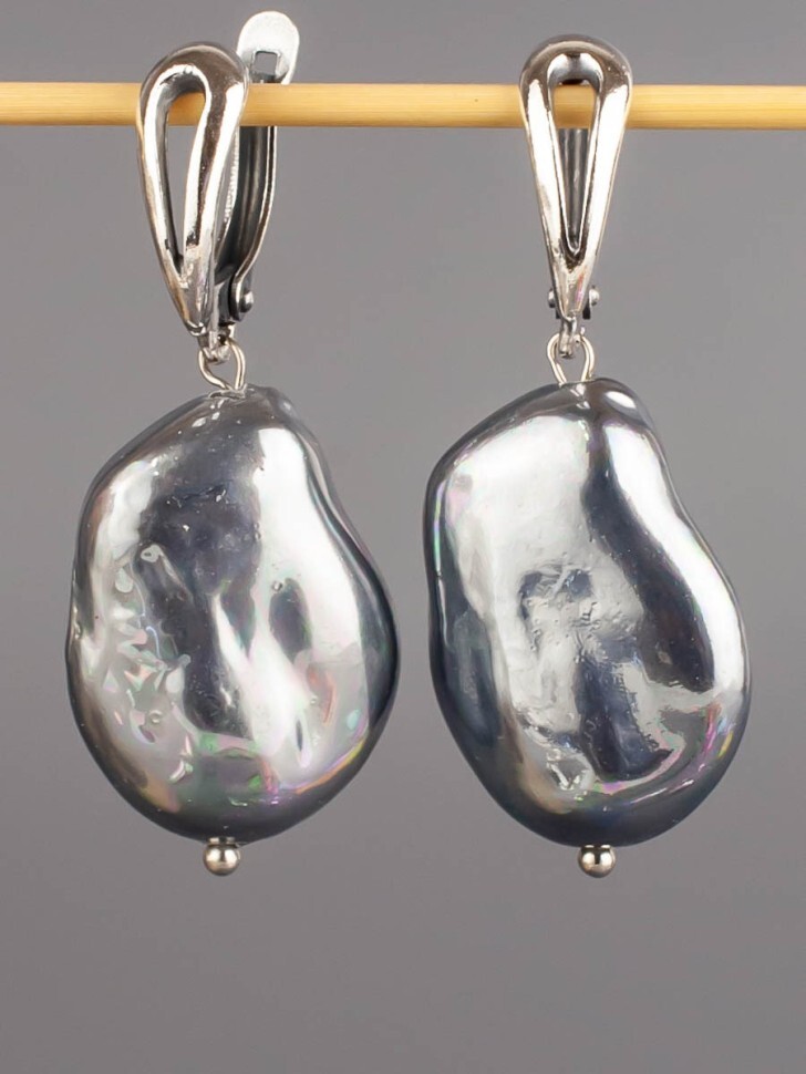 

Серьги, Серебристый