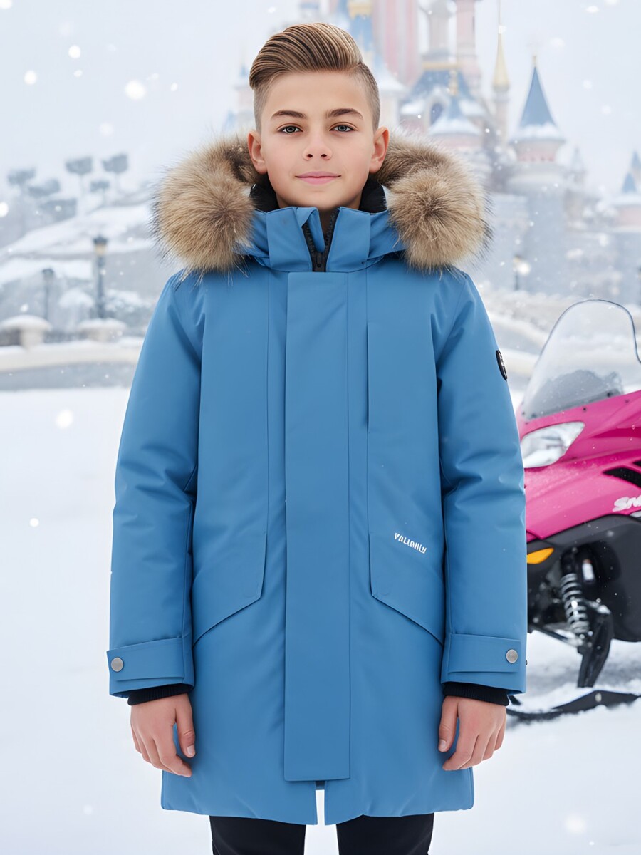 

Парка, Голубой;синий