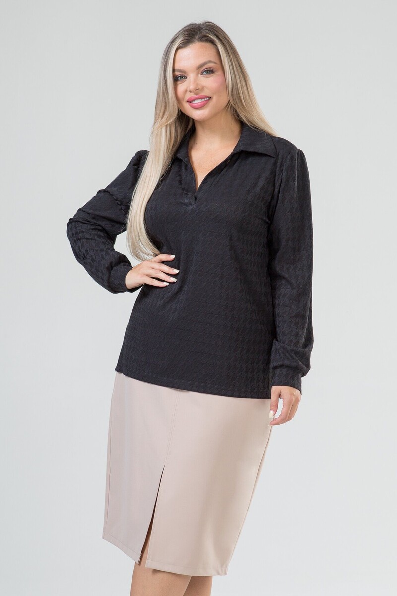 

Блуза трикотажная, Черный