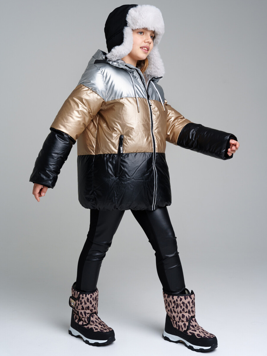 

Куртка, Серебристый;серебряный;золотистый;черный