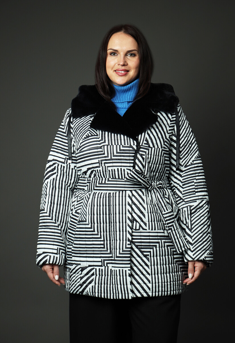 

Куртка, Белый;черно-белый