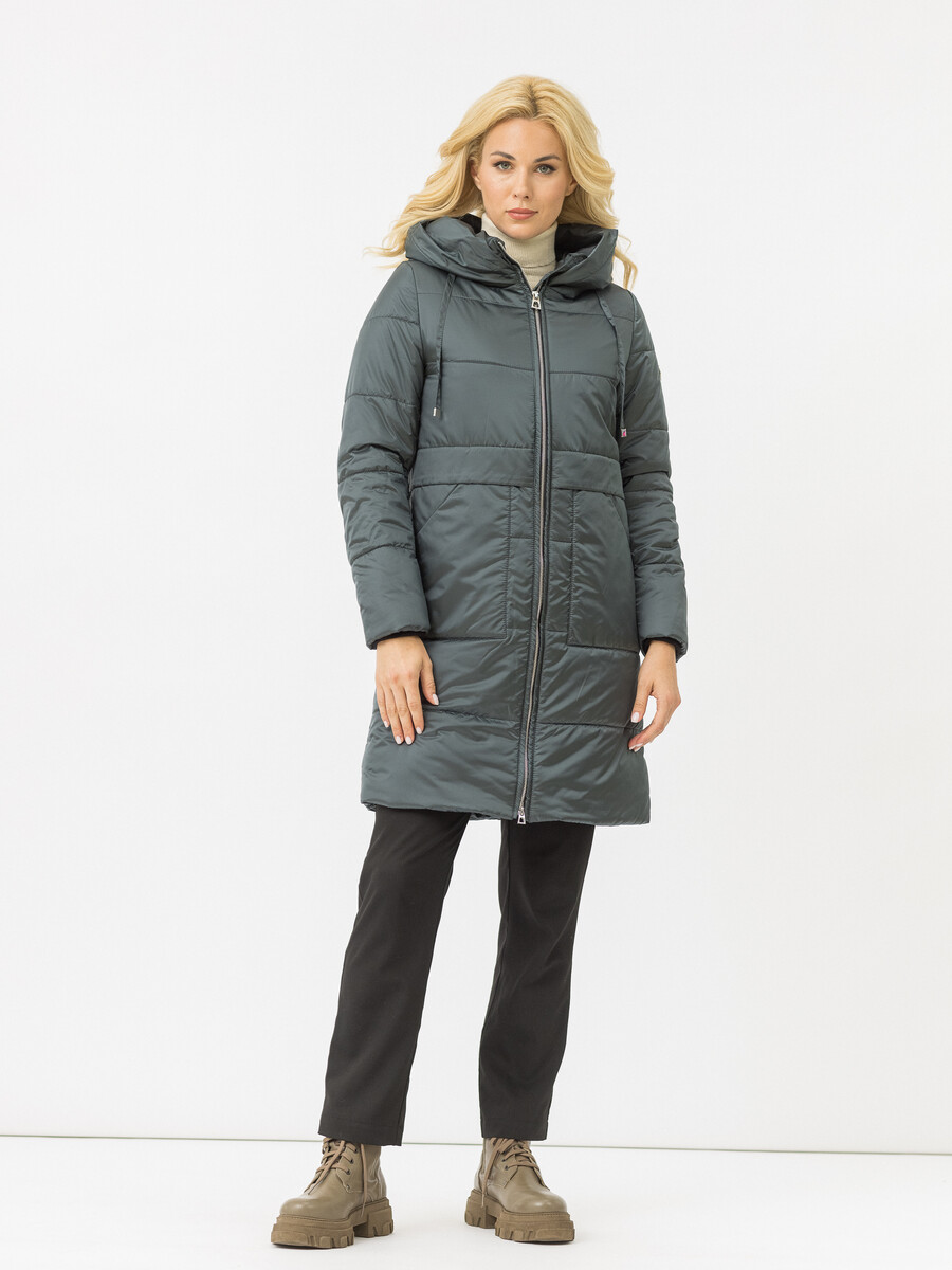 

Пальто, Зеленый;изумрудный