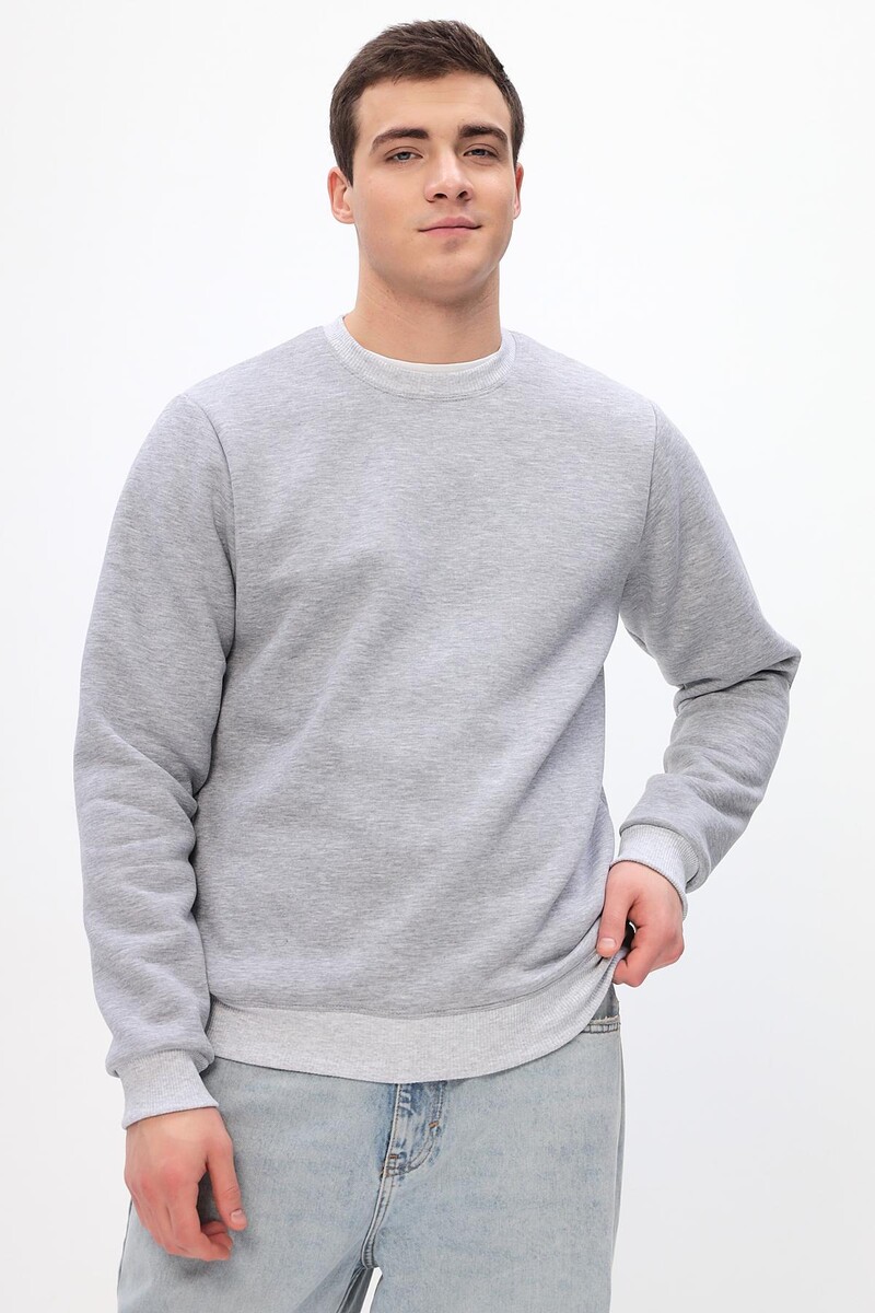 

Толстовка, Серый;серый меланж