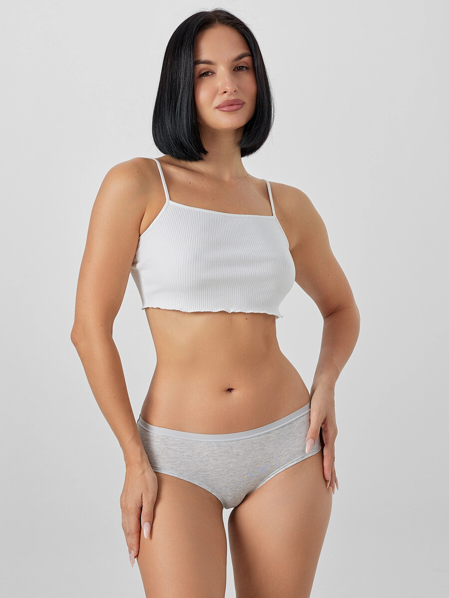 

Трусы шорты женские серые, Серый;серый меланж 4306-а-2