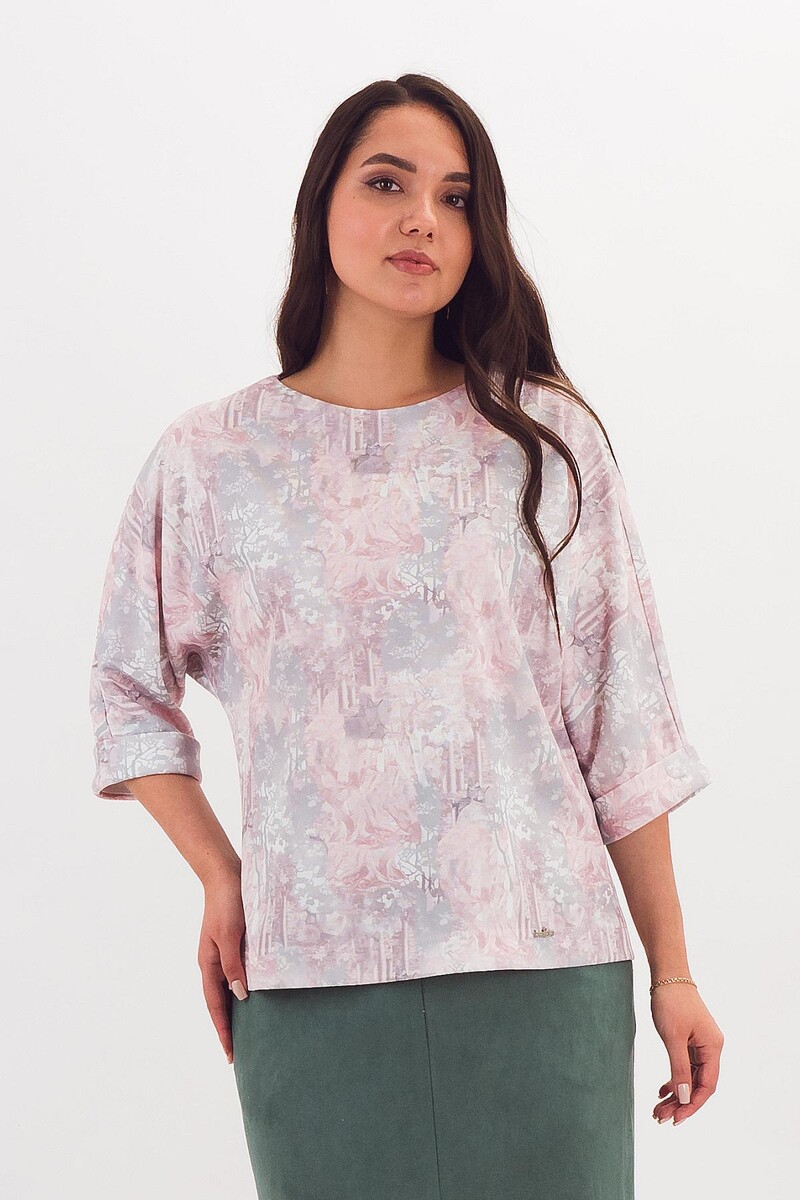 

Джемпер, Розовый;серый светло-розовый с рисунком