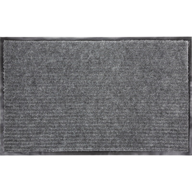 

Коврик входной (придверный) Luscan Professional ворсовый влаго-грязезащитный 90x120 см серый