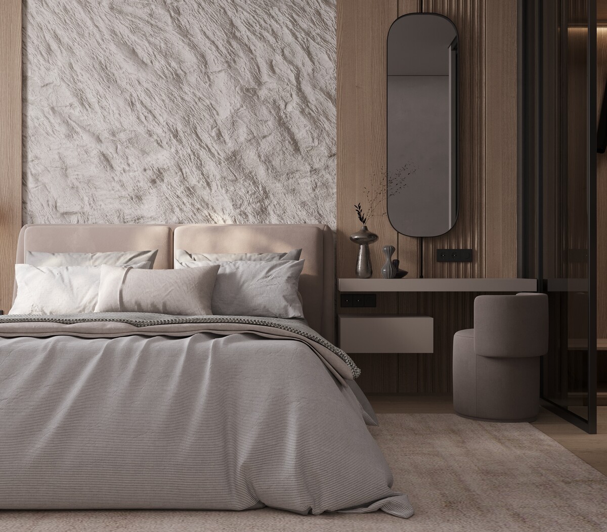 

Постельное белье 1,5 сп (2 нав), Серый