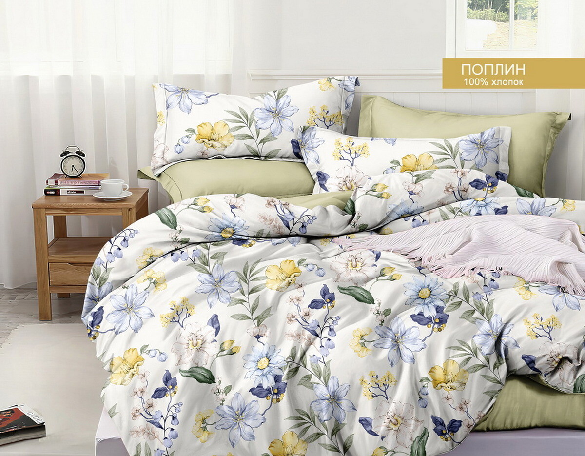 

Постельное белье 1,5 сп, Белый