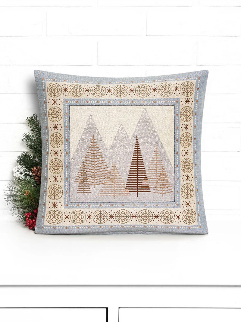 

Наволочка "Орнамент. Рождество", 45х45 см, Голубой