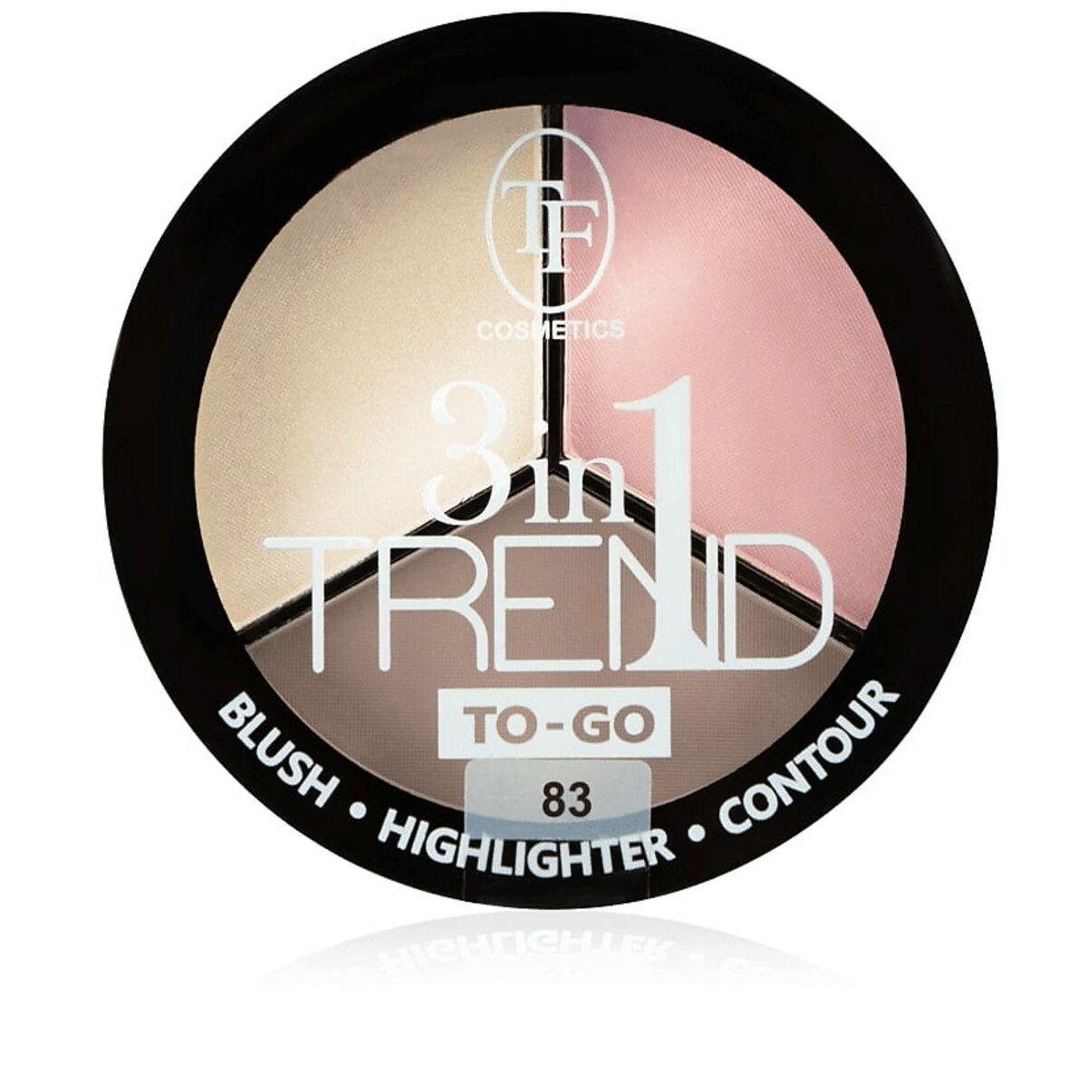 

TF Палетка для контуринга лица TREND TO-GO тон 83 холодный розовый