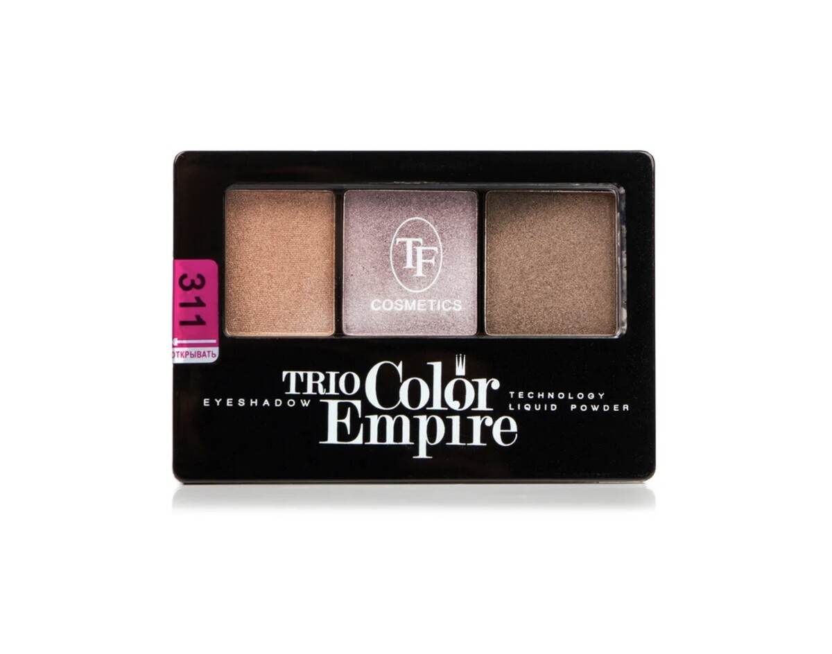 

TF Тени для век Трехцветные компактные Trio Empire Color Eyeshadow тон311 песчаная дюна
