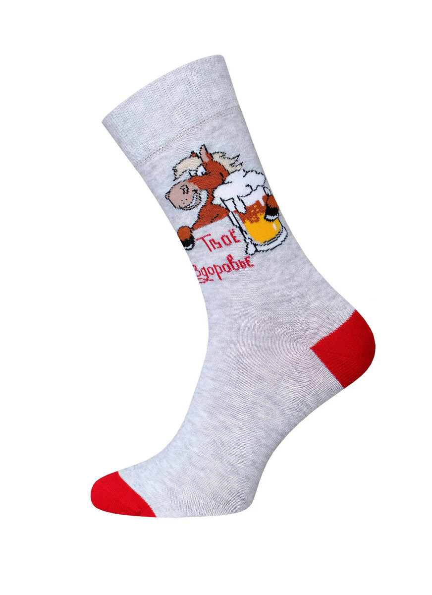 

Носки мужские БРЕСТСКИЕ CLASSIC 20С2146 NEW YEAR (средней длины), Серый;светло-серый меланж