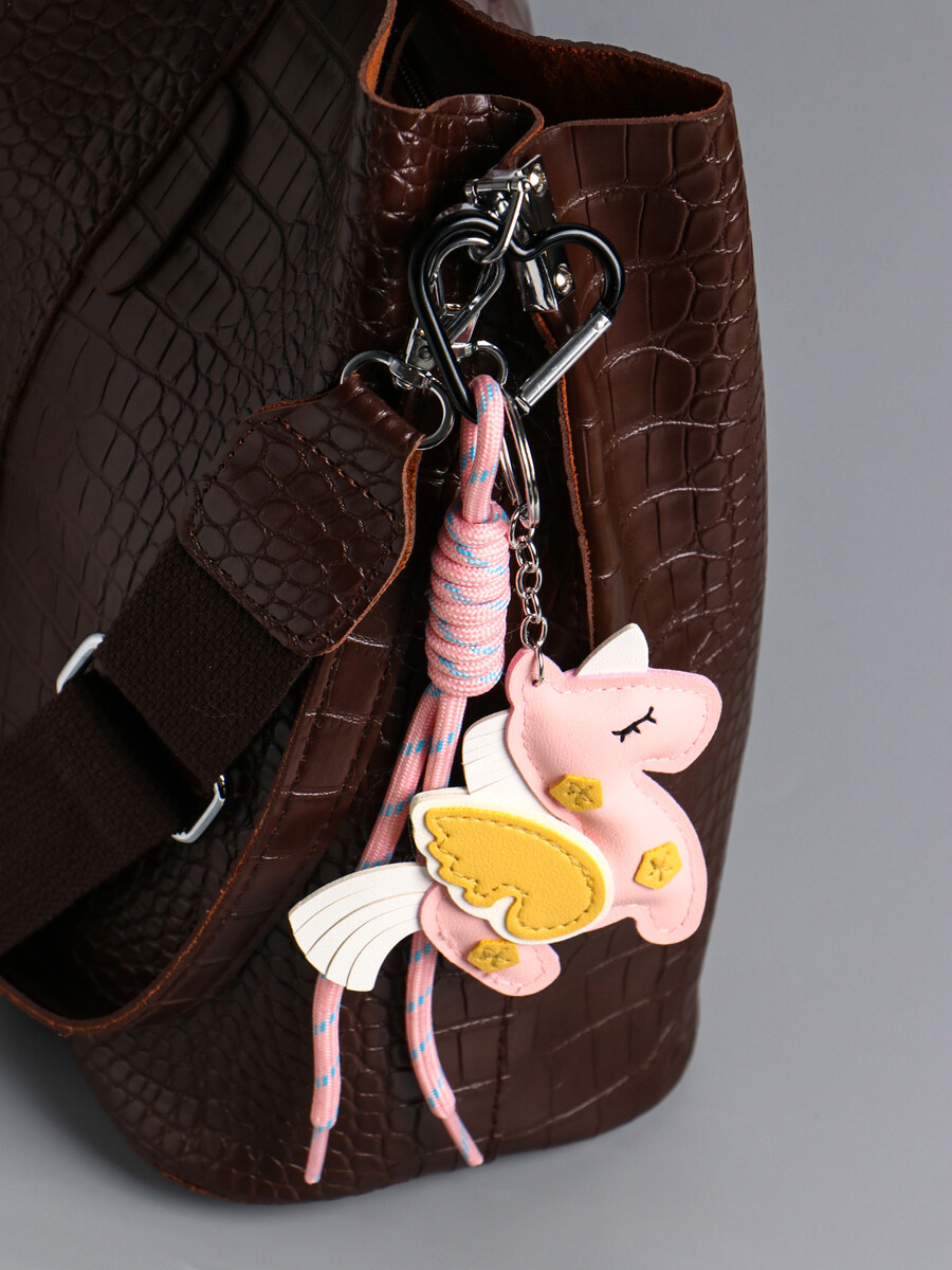 

Брелок для ключей на карабине, Розовый